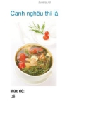 Canh nghêu thì là