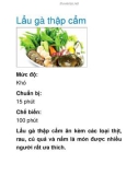 Lẩu gà thập cẩm