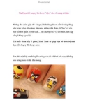 Nail họa tiết angry bird cực độc cho cô nàng cá tính