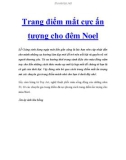 Trang điểm mắt cực ấn tượng cho đêm Noel