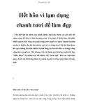 Hết hồn vì lạm dụng chanh tươi để làm đẹp