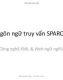 Bài giảng Công nghệ XML và WEB ngữ nghĩa - Bài 8