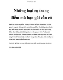 Những loại cọ trang điểm mà bạn gái cần có