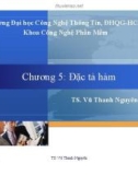 Bài giảng Đặc tả hình thức: Chương 5 - PGS.TS. Vũ Thanh Nguyên