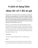 4 cách sử dụng khác nhau chỉ với 1 đôi mi giả