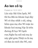 Áo len cổ lọ