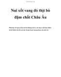 Nui xốt vang đỏ thịt bò đậm chất Châu Âu