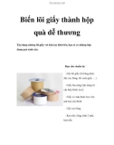 Biến lõi giấy thành hộp quà dễ thương