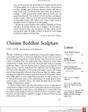 Chinese Buddhist Sculpture