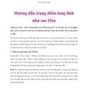 Hướng dẫn trang điểm lung linh như sao Hàn