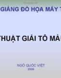 Bài giảng Đồ họa máy tính: Thuật giải tô màu - Ngô Quốc Việt