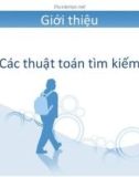 Bài giảng Giới thiệu các thuật toán tìm kiếm