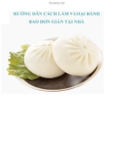 Hướng dẫn cách làm 9 loại bánh bao đơn giản tại nhà