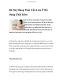 Bà Mẹ Mang Thai Cần Lưu Ý Bổ Sung Chất Kẽm