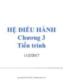 Bài giảng Hệ điều hành: Chương 3 - ThS. Phan Đình Duy