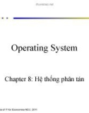 Bài giảng Hệ điều hành: Chương 8 (phần 1) - Đặng Minh Quân