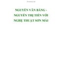 NGUYỄN VĂN BẢNG NGUYỄN THỊ TIẾN VỚI NGHỆ THUẬT SƠN MÀI