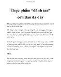 Thực phẩm 'đánh tan' cơn đau dạ dày