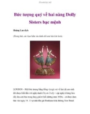 Bức tượng quý về hai nàng Dolly Sisters bạc mệnh