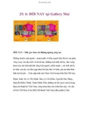 29. 6: ĐỜI NAY tại Gallery Mai