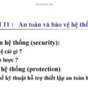 Bài giảng Hệ điều hành nâng cao: Bài 11 - Trần Hạnh Nhi