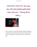 THƯƠNG THUYẾT: Bé, hẹp, đen, hôi cũng thành nghệ thuật được chứ sao! – Nhưng đã bị dừng…