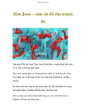 Kim Joon – cảm ơn đã cho mượn da