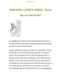 PHUONG LINH'S TREE: To be (ác) or not to be?