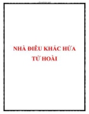 NHÀ ĐIÊU KHẮC HỨA TỬ HOÀI