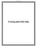 Trường phái biểu hiện