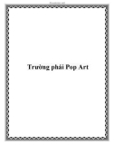 Trường phái Pop Art