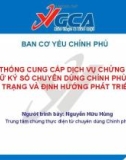 Bài giảng Hệ thống cung cấp dịch vụ chứng thực chữ ký số chuyên dùng chính phủ hiện trạng và định hướng phát triển