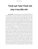 Nghệ Thuật ánh sáng trong điện ảnh