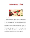 Tranh Hàng Trống