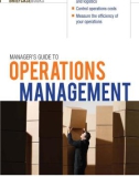 Ebook Manager's guide to operations management: Part 1