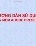 Bài giảng Hướng dẫn sử dụng phần mềm Adobe Presenter