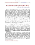 Tổ Sư Môn Phái Võ Đang Trương Tam Phong