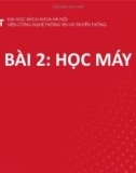 Bài giảng Khai phá web - Bài 2: Học máy (Phần 1)