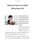 Những tác hại của ăn kiêng không đúng cách