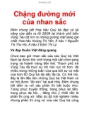 Chặng đường mới của nhan sắc