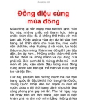 Đồng điệu cùng mùa đông