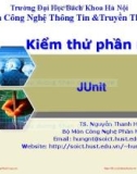 Bài giảng Kiểm thử phần mềm: Chương 5 - TS. Nguyễn Thanh Hùng