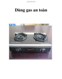 Dùng gas an toàn