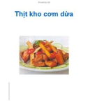 Thịt kho cơm dừa