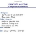 Bài giảng Kiến trúc máy tính (238tr)