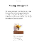 Nhà đẹp cho ngày Tết