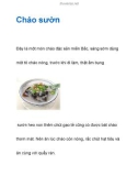 Cháo sườn