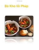 Bò Kho lối Pháp