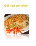 Gỏi ngó sen chay