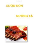 SƯỜN NON NƯỚNG XẢ